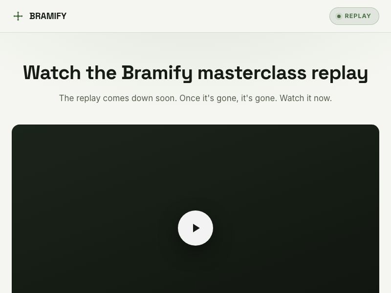 Replay page preview